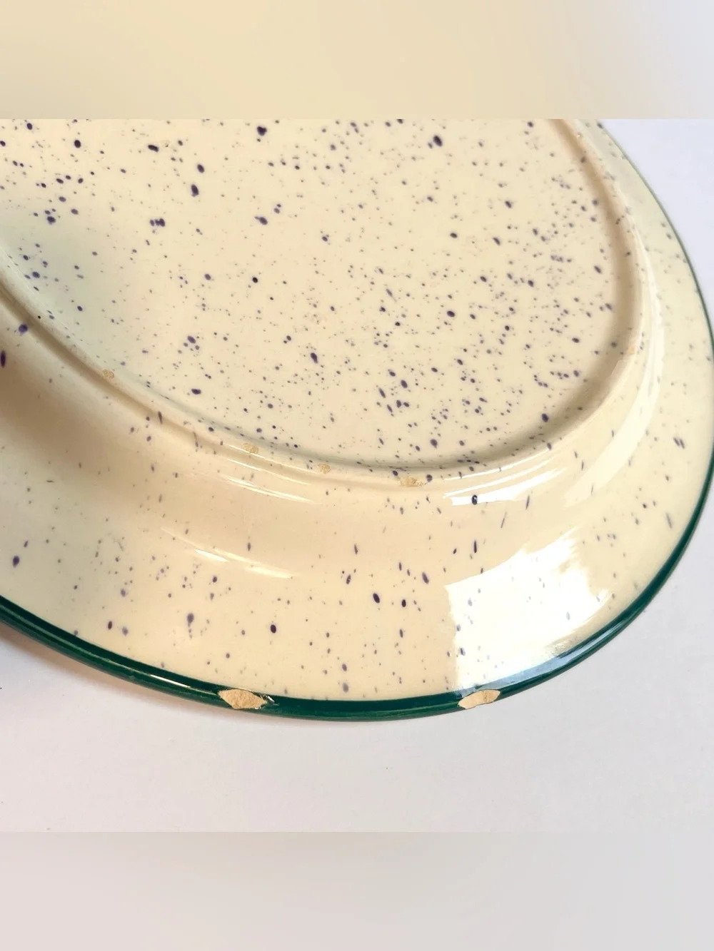 (2) Dinner Plates Backsplash Pottery Julie Ueland White Salmon, WA 1999 Fish